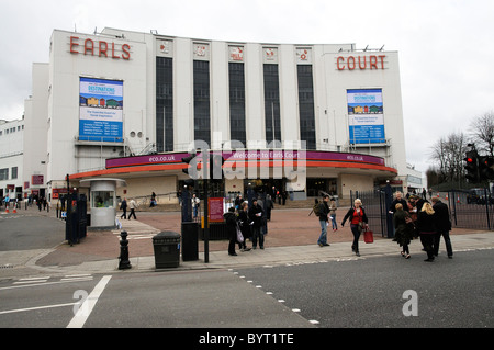 Earls Court Eingang zu den Messehallen an der Warwick Road in West London UK Stockfoto