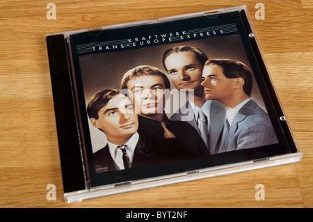 Deutschen elektronischen pop-Gruppe Kraftwerk CD Trans-Europa-Express Stockfoto