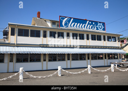 Claudios, Familienunternehmen älteste gleichen Restaurant in den USA im Jahre 1870, Greenport Long Island, New York, USA eröffnet Stockfoto