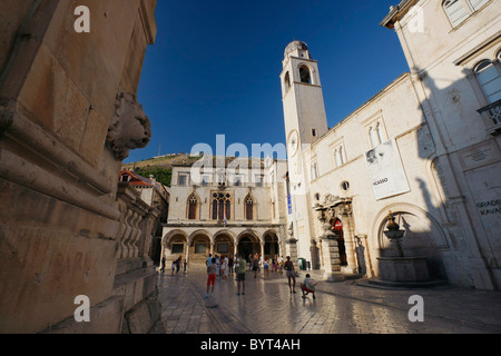 Luza-Platz, Dubrovnik, Kroatien, Erbe Stockfoto