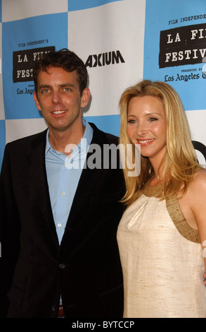 Lisa Kudrow und Scott Prendergast LA Film Festival 2007 - Weltpremiere von "Kabluey" im Mann Festival Theatre statt Stockfoto