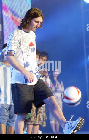 Lionel Andrés Messi argentinischer Fußballspieler Messi bei der Veranstaltung "Messi-China-Tour". Zurzeit spielt er für den FC Barcelona Stockfoto