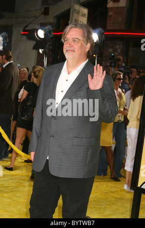 Matt Groening, Schöpfer/Produzent/Autor "The Simpsons Movie" Weltpremiere - Ankünfte hielt der Mann Village Theater Westwood, Stockfoto