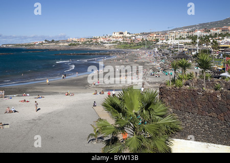 Playa Fañabe, Playa de Las Americas, Teneriffa, Kanarische Inseln, Spanien Stockfoto