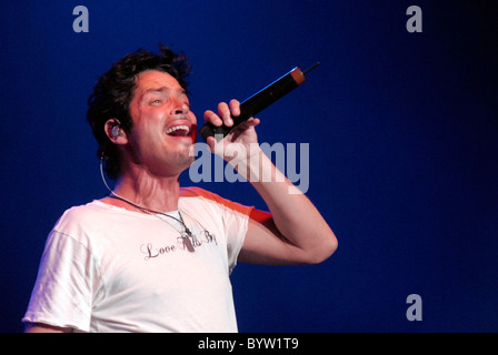 Chris Cornell die live an der Wiltern LG Theatre Los Angeles, Kalifornien - 11.07.07 Stockfoto