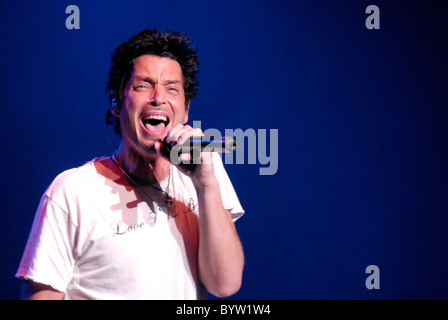 Chris Cornell die live an der Wiltern LG Theatre Los Angeles, Kalifornien - 11.07.07 Stockfoto