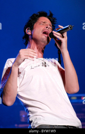 Chris Cornell die live an der Wiltern LG Theatre Los Angeles, Kalifornien - 11.07.07 Stockfoto