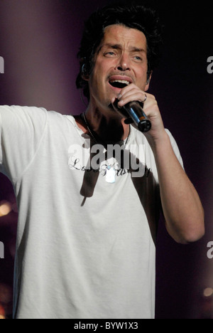 Chris Cornell die live an der Wiltern LG Theatre Los Angeles, Kalifornien - 11.07.07 Stockfoto