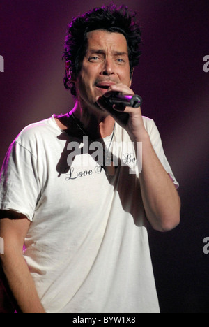 Chris Cornell die live an der Wiltern LG Theatre Los Angeles, Kalifornien - 11.07.07 Stockfoto