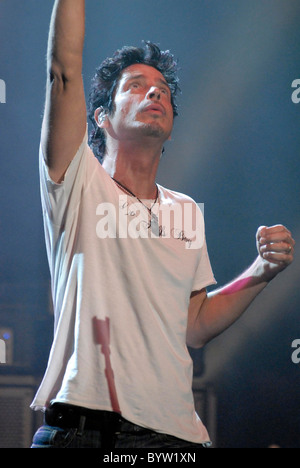 Chris Cornell die live an der Wiltern LG Theatre Los Angeles, Kalifornien - 11.07.07 Stockfoto