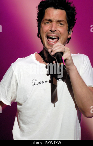 Chris Cornell die live an der Wiltern LG Theatre Los Angeles, Kalifornien - 11.07.07 Stockfoto