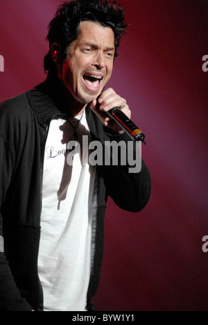 Chris Cornell die live an der Wiltern LG Theatre Los Angeles, Kalifornien - 11.07.07 Stockfoto