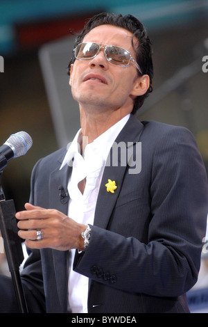 Marc Anthony auf NBC heute zeigen Summer Concert Series statt an der Rockefeller Plaza New York City, USA - 27.07.07 Stockfoto