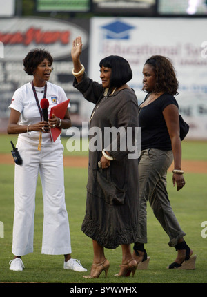 Patti LaBelle 2007 Allen Iverson Celebrity Softball spielen an Bowie Baysox Stadion Bowie, Maryland - 14.07.07 Stockfoto