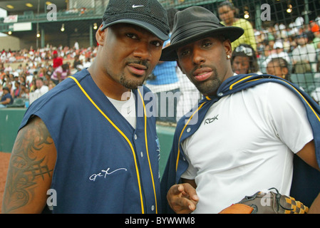 Gäste 2007 Allen Iverson Celebrity Softball spielen an Bowie Baysox Stadion Bowie, Maryland - 14.07.07 Stockfoto