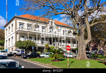 Das Rathaus von Santa Cruz, Madeira Stockfoto