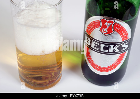 Becks Bier Stockfoto