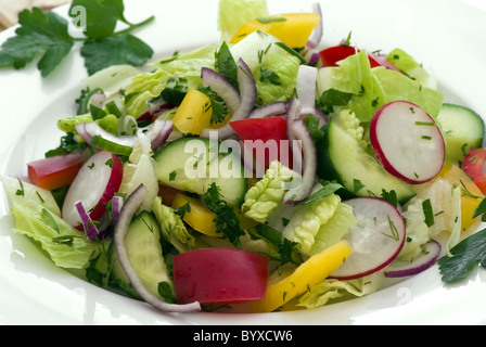 Frühjahr Salat Stockfoto