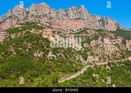 Regionalen Naturpark Verdon, Provence, Gorges du Verdon, Provence-Alpes-Cote-´ Azur, Frankreich Stockfoto