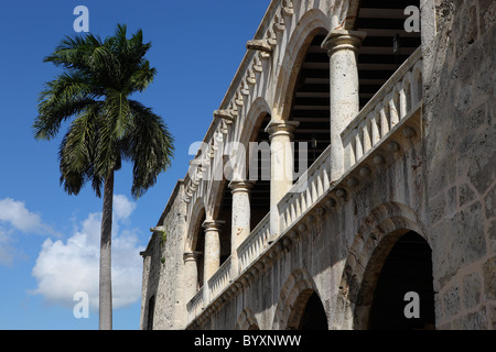 Museum Alcázar de Don Diego Colón, Santo Domingo, Dominikanische Republik, Caribbean Stockfoto