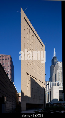 William J. Campbell US Courthouse Anhang, 71 West Van Buren Street, Chicago, Illinois, USA Stockfoto