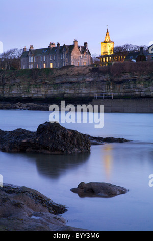 St Salvators College Turm aus Doo Craigs St Andrews, Fife Schottland Stockfoto