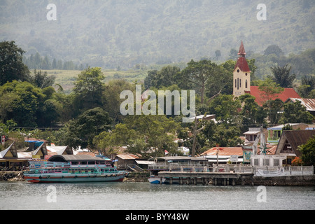 Indonesien Sumatra Lake Toba Samosir Insel Tomok Stockfoto