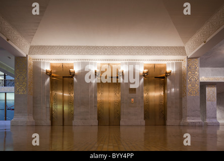 Innere des the Rookery, 209 South LaSalle Street, Chicago, Illinois, USA Stockfoto