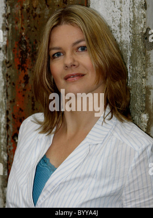 Birge Schade, Fototermin für deutsche TV-Serie "Elvis Und der Kommissar" Hamburg, Deutschland - 09.10.07 Stockfoto