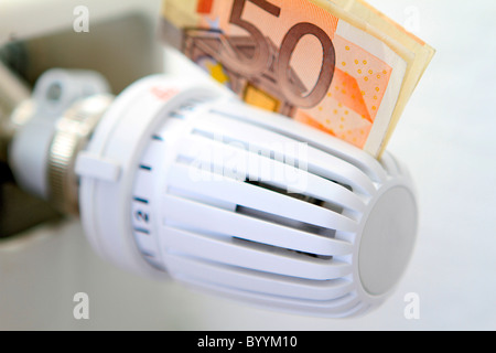 Heizkörperthermostat Stockfoto