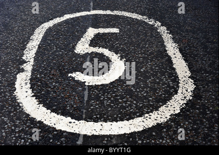 Geschwindigkeitsbegrenzung Stockfoto