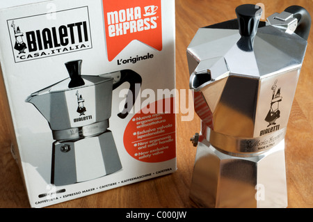 Bialetti Kaffee-Topf Stockfoto