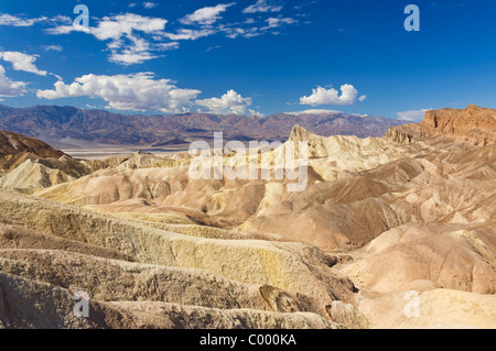 Manly Beacon am Zabriskie Point, Furnace Creek, Death Valley Nationalpark, Kalifornien, USA Stockfoto