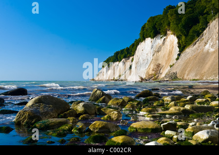 Die berühmten Kreidefelsen auf der Insel Rügen, Ostsee, Deutschland, Europe Stockfoto