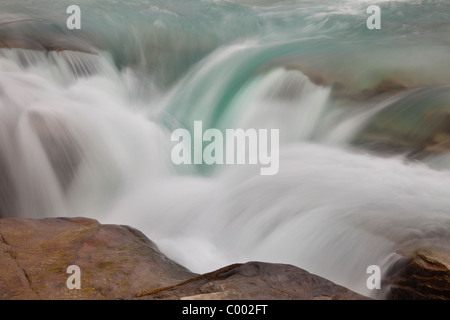 Athabasca Falls, Jasper Nationalpark, Alberta Kanada Stockfoto