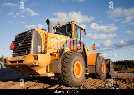 Volvo L180F Frontlader, Finnland Stockfoto