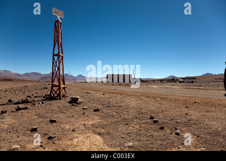 Wüste Landschaftsblick auf bolivianischen / chilenischen Grenze bei Hito Cajon, Südamerika Stockfoto