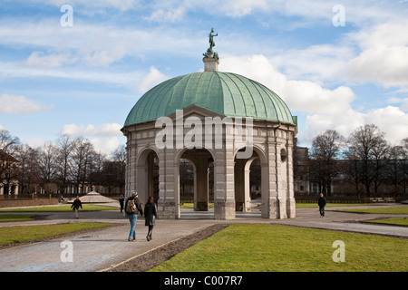 Pavillon für die Göttin Diana im Hofgarten, München Stockfoto