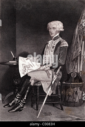 Marquis de Lafayette, Marquis De La Fayette. Stockfoto
