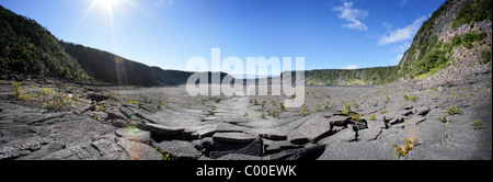 Kilauea Iki Lavasee auf der großen Insel Hawaii Stockfoto