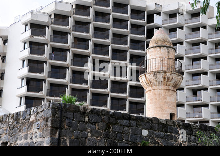 Israel, Tiberias eine Moschee an der promenade Stockfoto