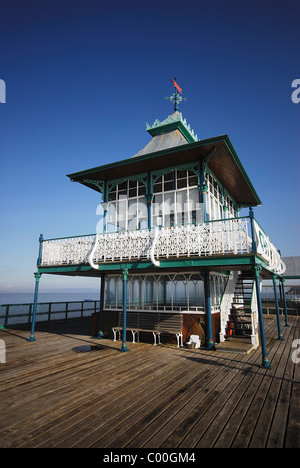 Clevedon Pier, Somerset, UK-Februar 2010 Stockfoto