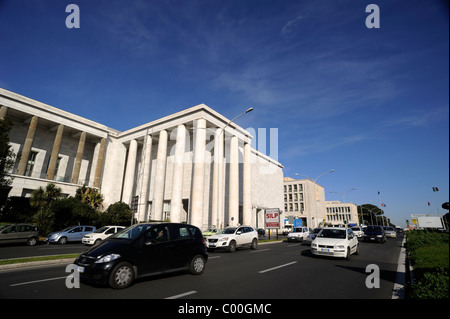 Italien, Rom, Eur, Via Cristoforo Colombo Stockfoto