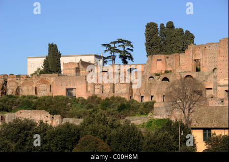 Italien, Rom, Palatin, Domus Augustana und Antiquarium del Palatino Stockfoto