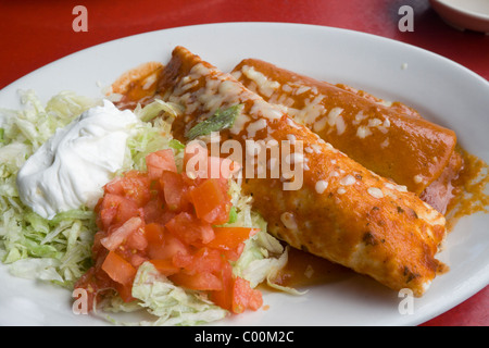 Mexikanisches Essen, Burrito Stockfoto