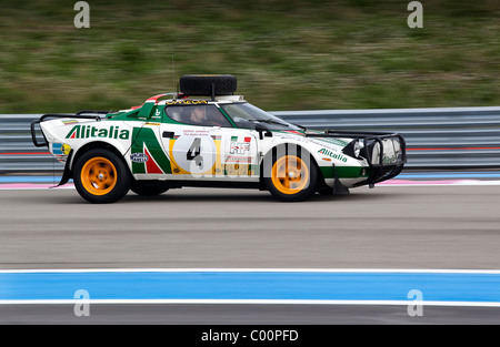 Lancia Stratos East African Safari Rallye-Auto Stockfoto