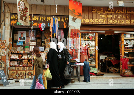 Straßenszene in Madaba, Jordanien. Stockfoto