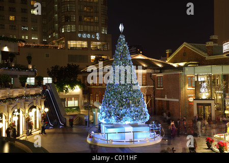 Weihnachtsbaum im 1881 Heritage in Hong Kong. Foto aufgenommen am 25. November 2010 Stockfoto