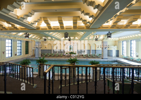 Schwimmbad, Medinah Athletic Club, jetzt das Hotel InterContinental Chicago, Illinois, USA Stockfoto