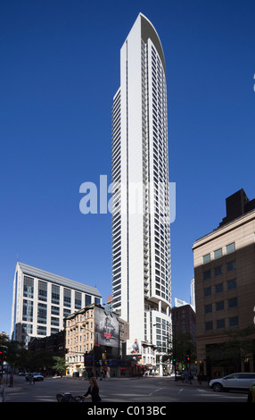 Die Clare am Wasserturm, Hochhaus senior Wohngemeinschaft, Rush Street & Pearson Street, Chicago, Illinois, USA Stockfoto